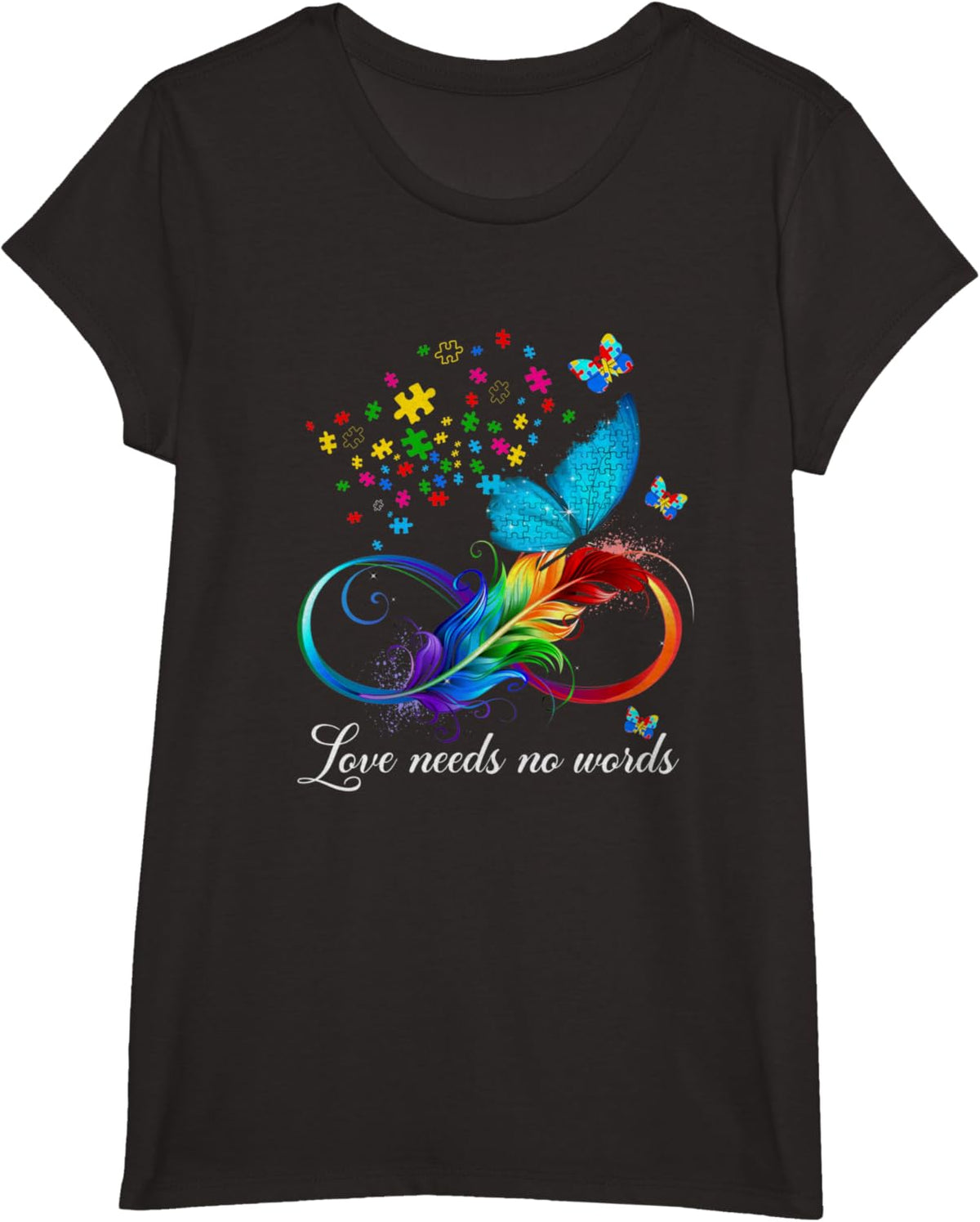 Love Needs No Words Autism Kids Mom Support Autism Awareness