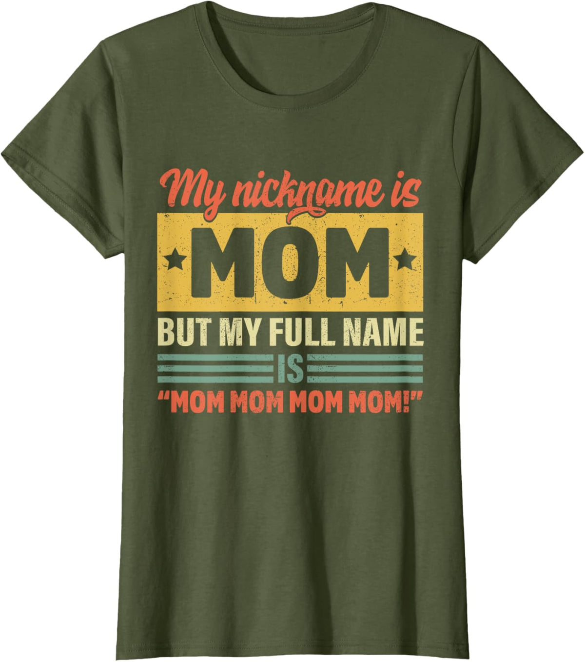 My Nickname Is Mom But My Full name Is Mom Mother's day