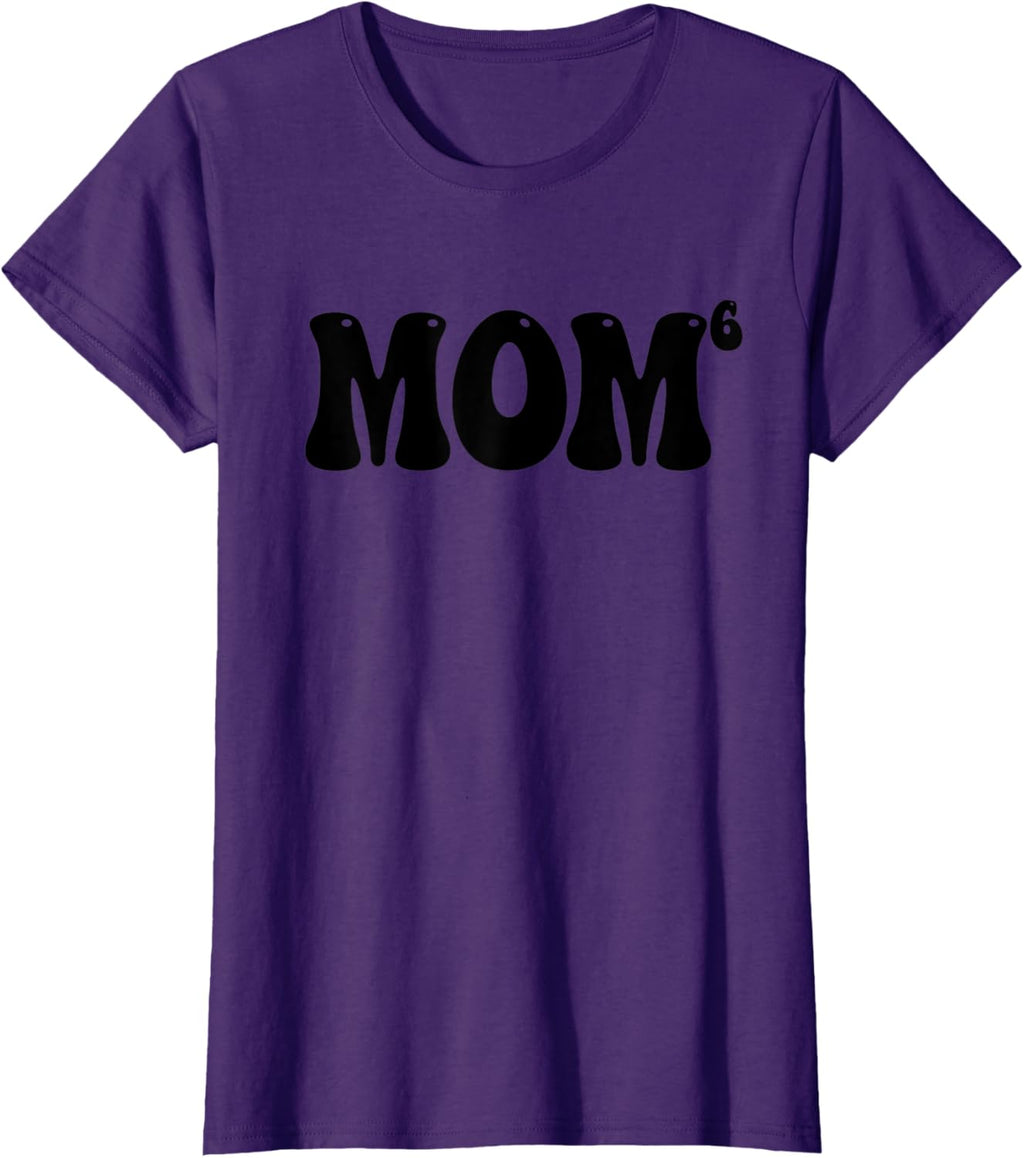 Mom6 Mom of 6 Mother of Six Kids Mama Gifts Mothers Day